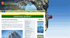 Desktop Screenshot of drachenwand-klettersteig.at