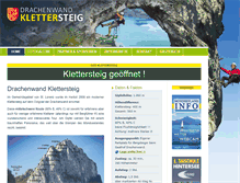 Tablet Screenshot of drachenwand-klettersteig.at